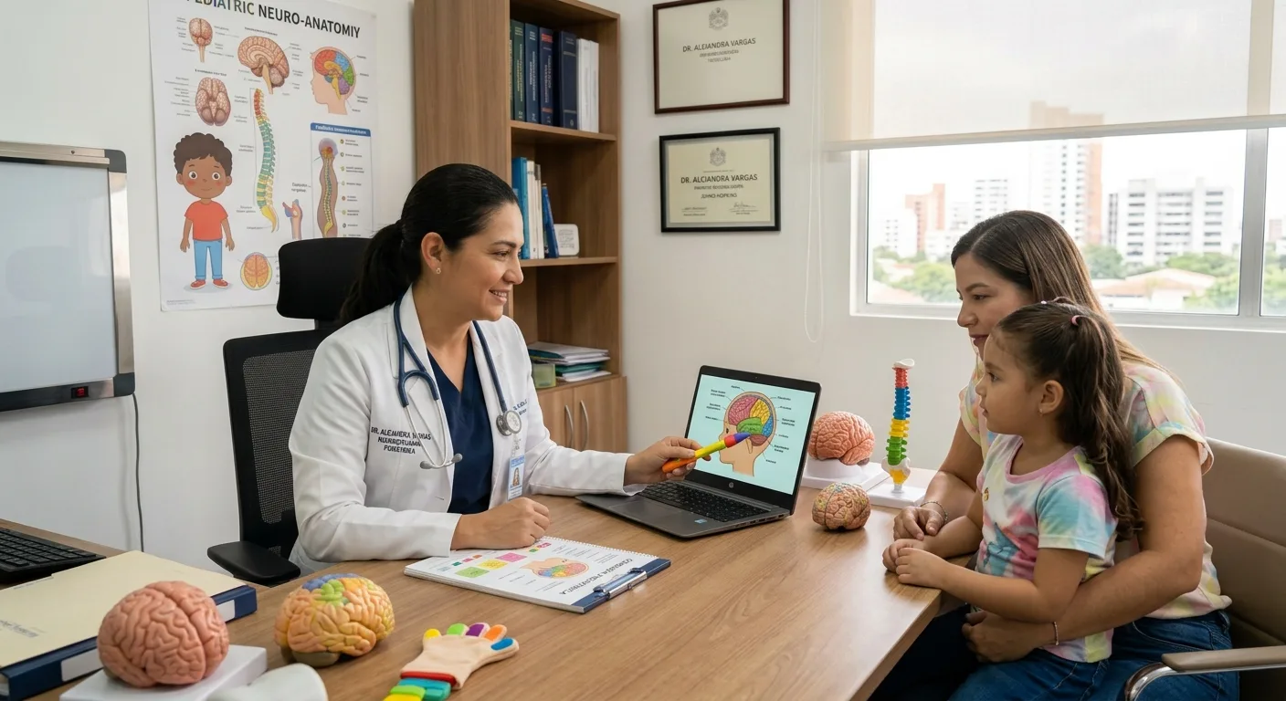 Consulta de primera vez de neurocirugía pediátrica